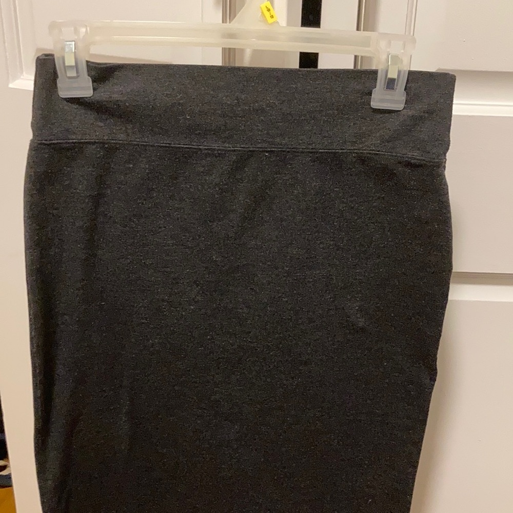Gray pencil skirt. Junior size 14.